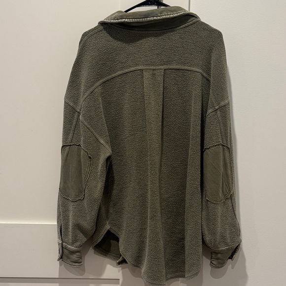 Free People Olive Utility Jacket - Picture 4 of 4